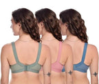 Full Coverage Non Padded Bra Pack of 3